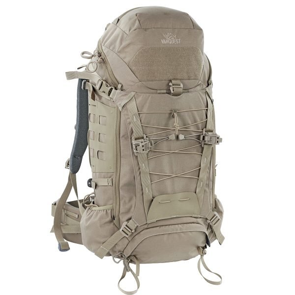 Vanquest Markhor Backpack 45L Coyote Tan for Hikers, Hunters and Preppers