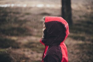 camping in the rain