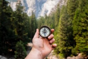 Compass navigation orienteering
